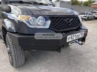 Бампер передний силовой OJeep для УАЗ Патриот 2015+ под штатные ПТФ