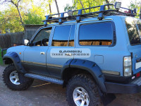 Расширители колёсных арок Fenders для Toyota Land Cruiser 80 (130 мм)