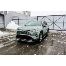 Защита переднего бампера d57 TOYOTA RAV-4 (2019)