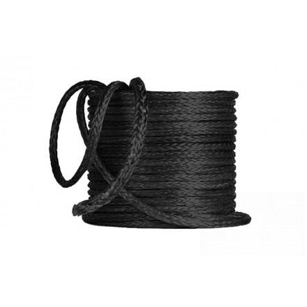 Трос для лебёдки синтетический РИФ 10 мм черный