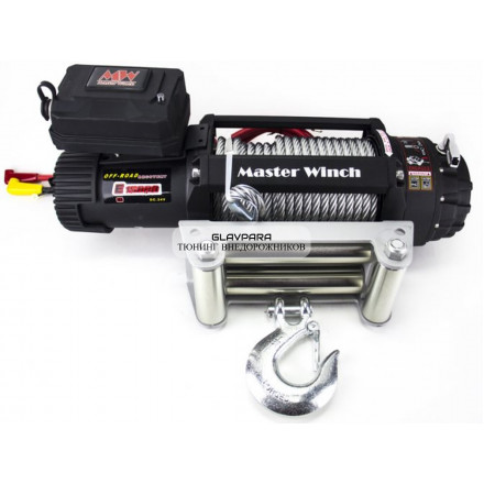 Лебедка электрическая для эвакуатора Master Winch E15000 12V 6810 кг со стальным тросом IP68