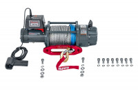 Лебёдка электрическая 24V Runva 20000 lbs влагозащищенная (синтетический трос)