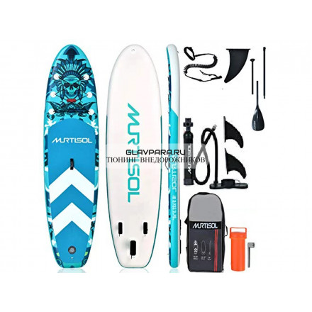 Надувная доска для SUP (САП) серфинга MURTISOL-320-3D-B 320*83*15 см