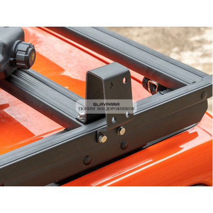 Кронштейны для крепления маркизы (крепежный размер от 40 до 48 мм) к алюминиевому багажнику (платформе) РИФ